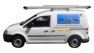 The LS Plumbing & Heating van